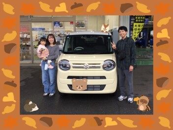ワゴンＲスマイルＳリミテッド納車しました(^^)/
